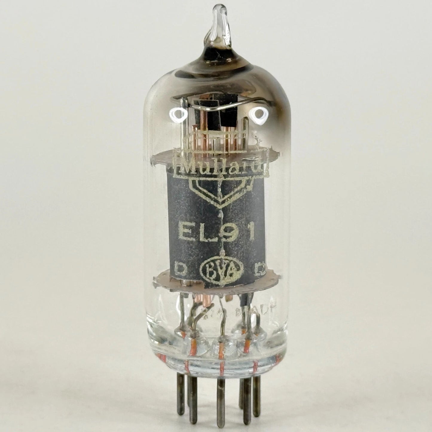 (1) Tested Mullard Blackburn EL91 Tube (6AM5) Date Code 1241 B2 Pentode Output