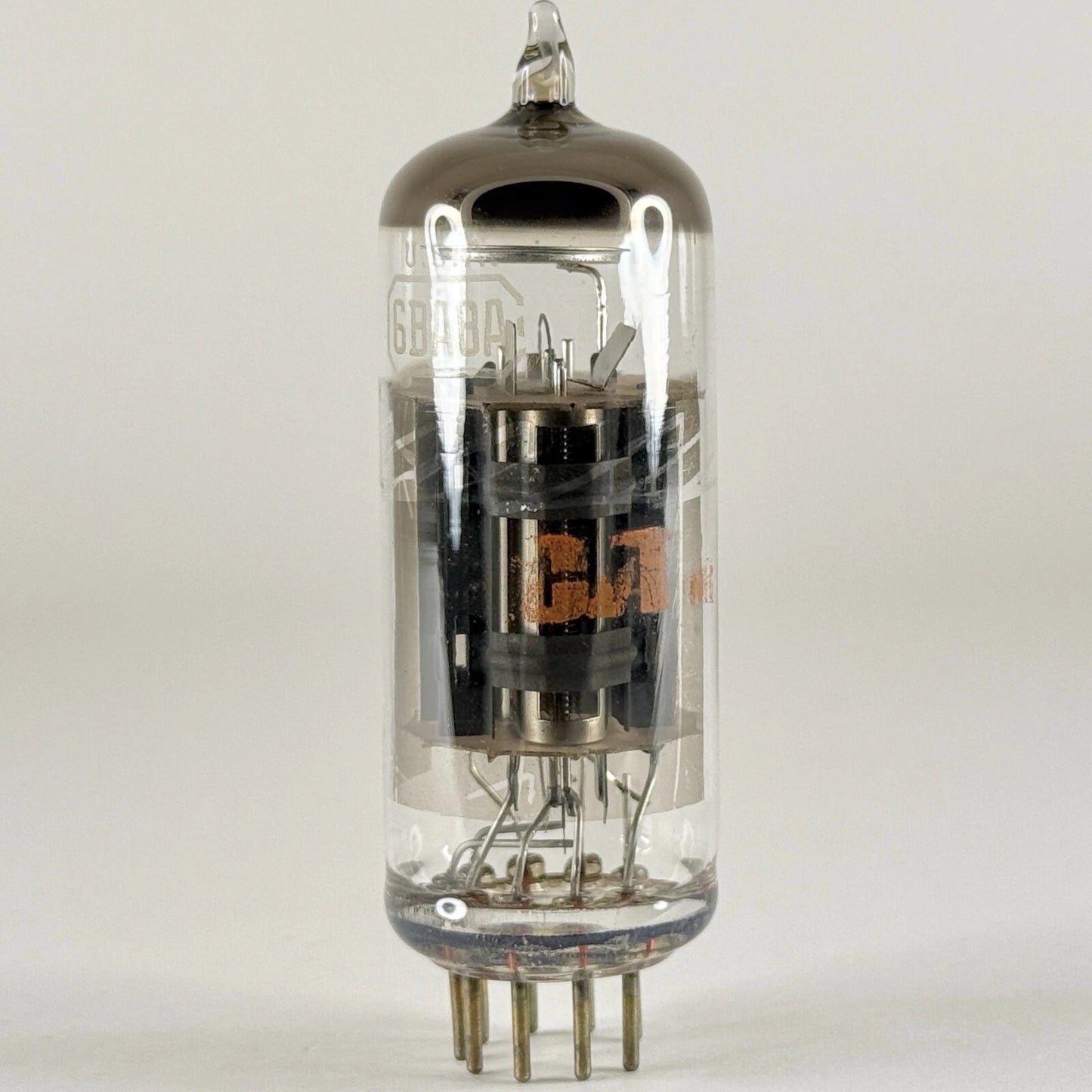 (1) Tested RCA 6BA8A Tube Date Code NR Medium Mu Triode Cutoff Pentode 6BA8 A