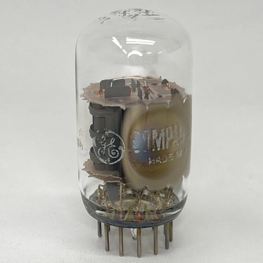 (1) Tested GE 6AS11 Tube General Electric 6AS11 Dual Triode Sharp Cutoff Pentode