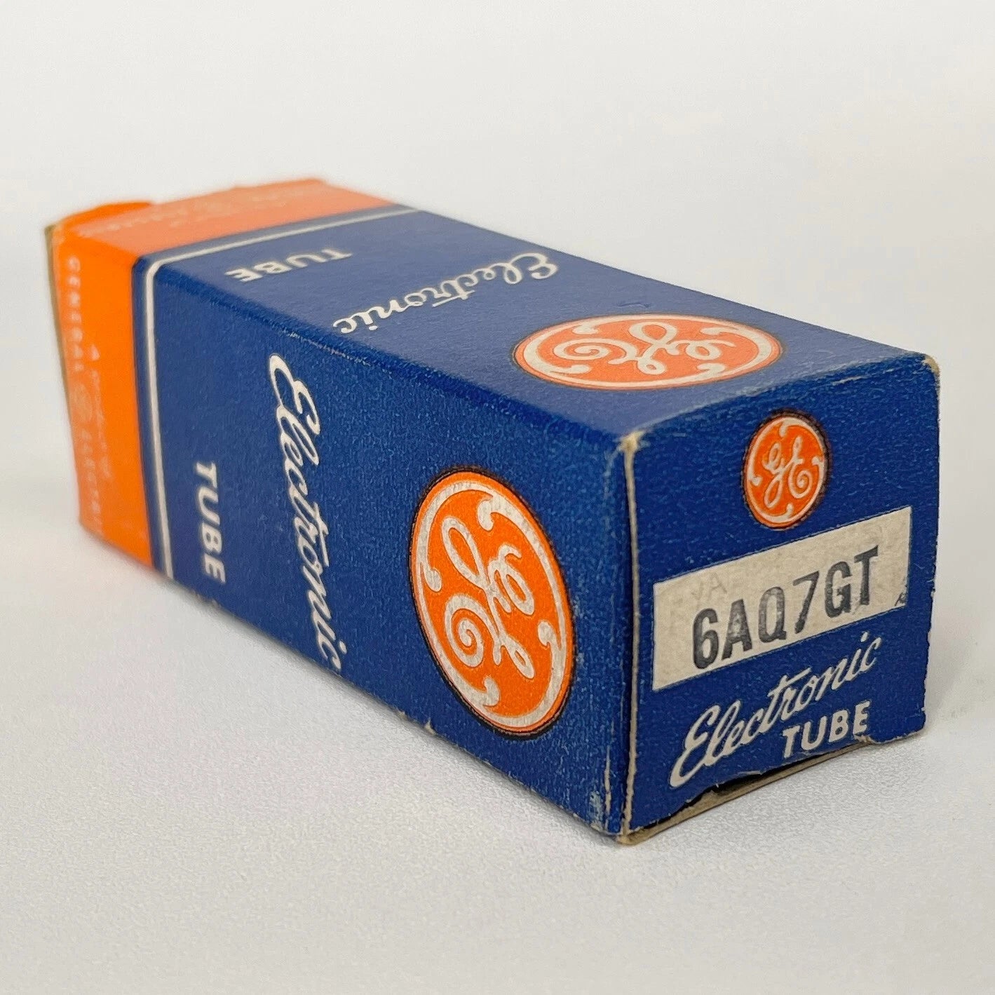 (1) Tested GE 6AQ7GT Tube with Box Date Code 2-52 General Electric 6AQ7 GT Tube