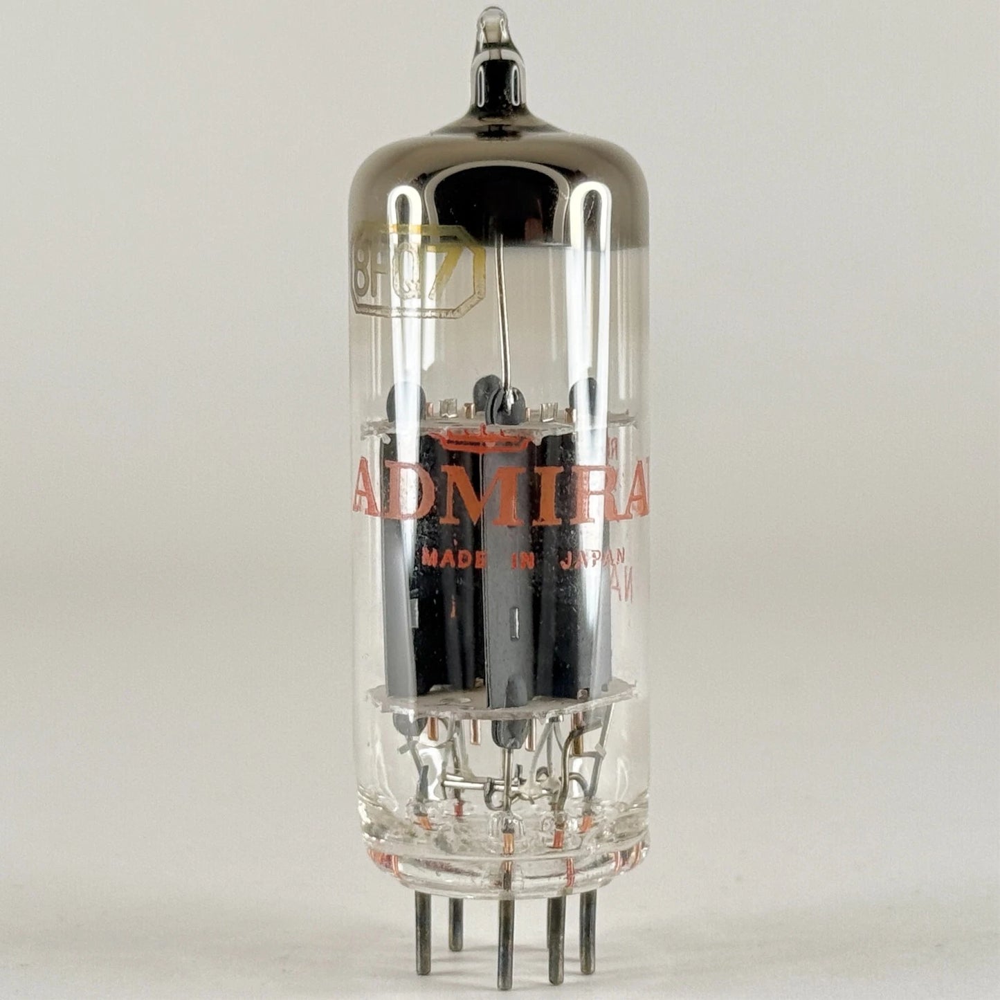 (1) Tested Admiral 8FQ7 Tube Date Code 270-17 Japan Medium Mu Twin Triode Tube
