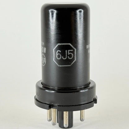 (1) Tested RCA 6J5 Tube Date Code 6-52 RCA 6J5 Medium Mu Triode Black Metal Tube