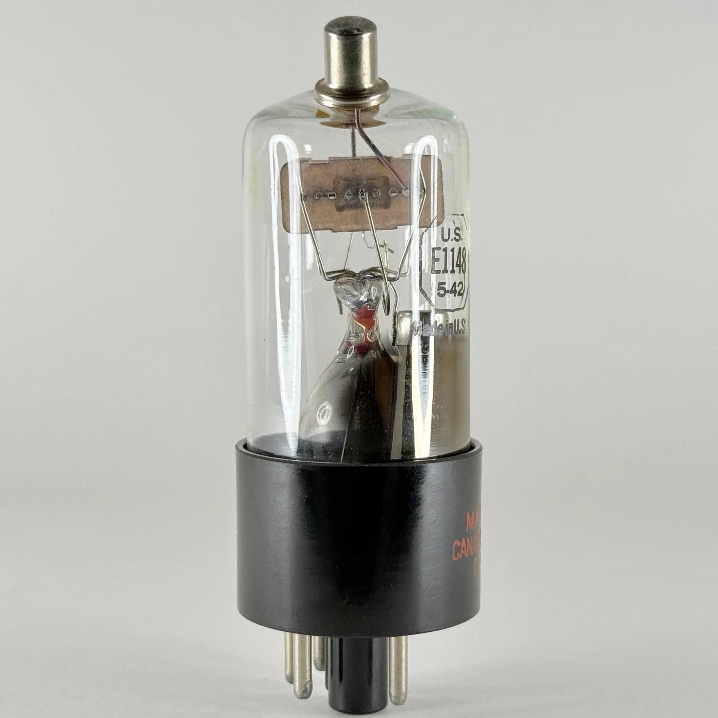 (1) Tested Marconi Radiotron E1148 Tube with Box Date Code 5-42 Amp Oscillator