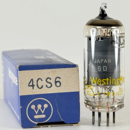 (1) Tested Westinghouse 4CS6 Tube with Box Japan Date Code 6D Pentagrid Tube