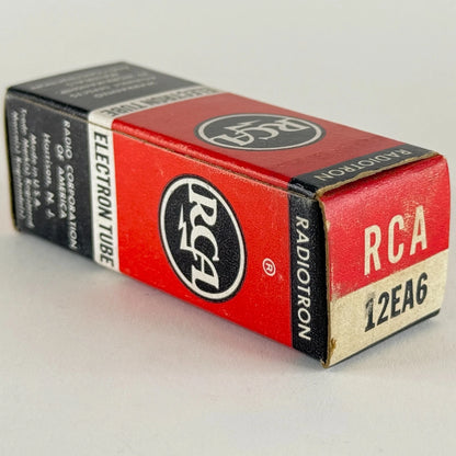 (1) Tested RCA 12EA6 Tube with Box Date Code MB Black Plate Pentode Tube (e)