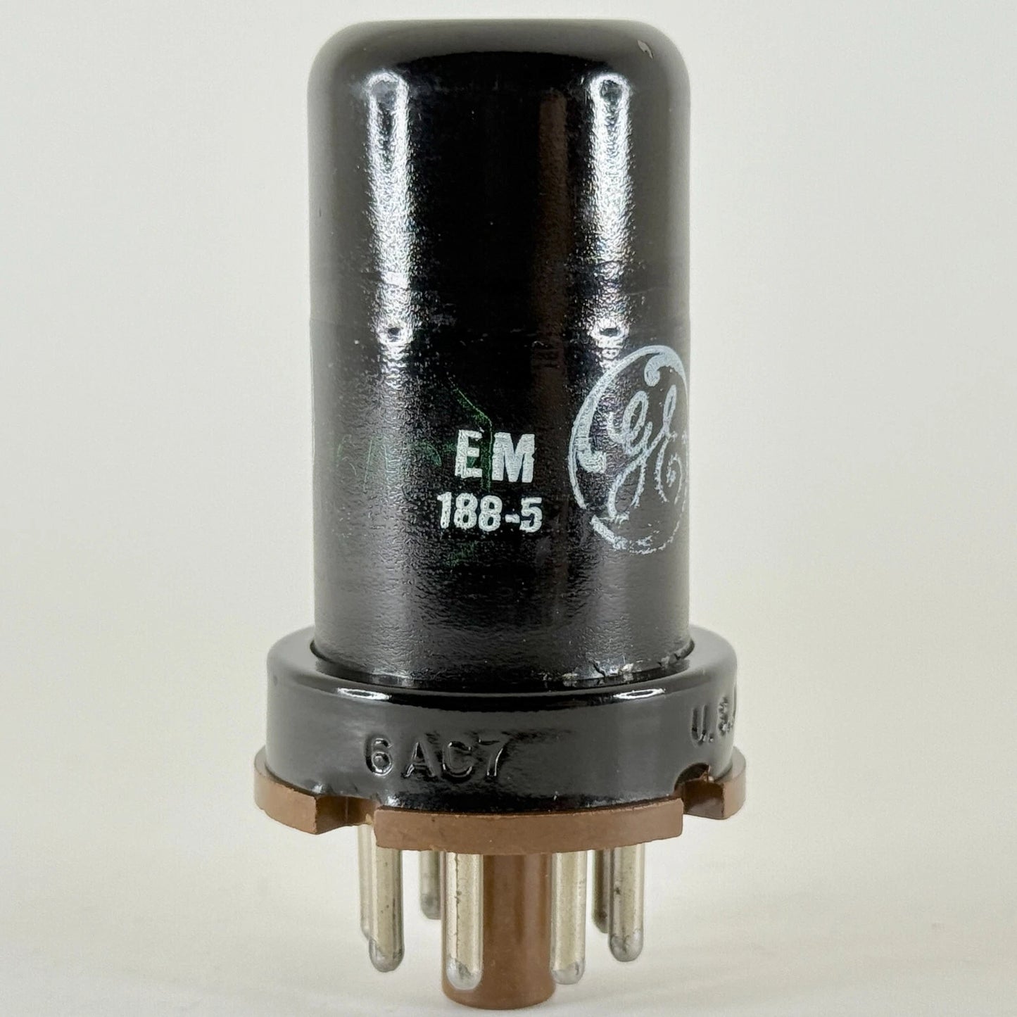 (1) Tested 1978 GE 6AC7 Tube Code EM with Micanol Base General Electric 6AC7