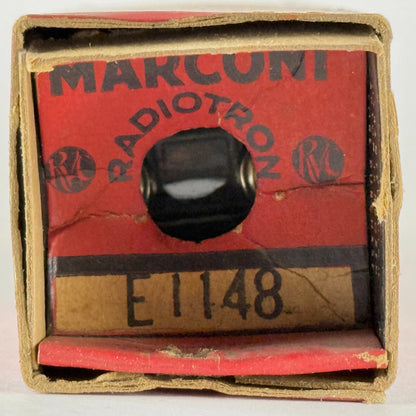 (1) Tested Marconi Radiotron E1148 Tube with Box Date Code 5-42 Amp Oscillator