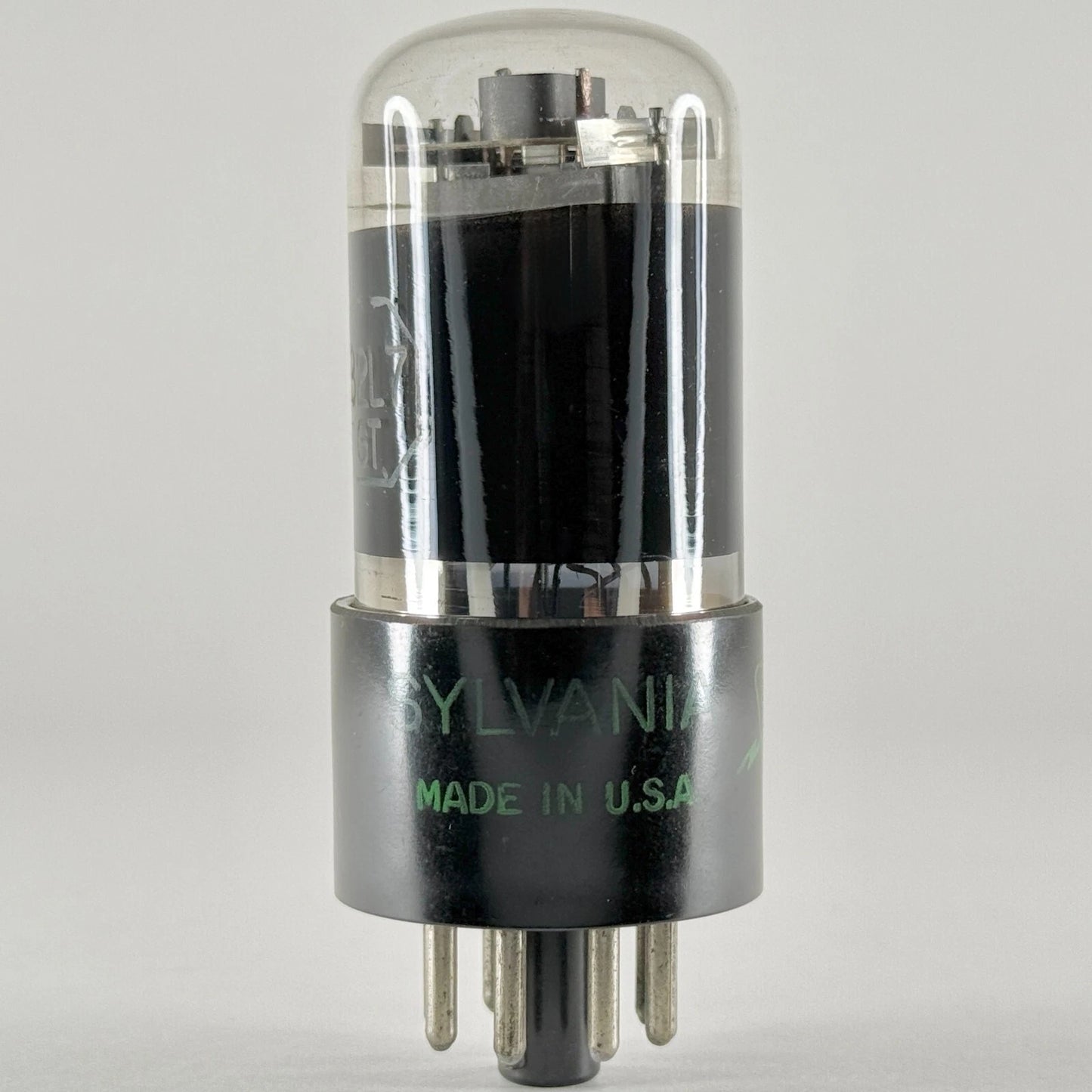 (1) Tested 1957 Sylvania 32L7GT Tube Black Glass Date Code 7-13 32L7 GT Tube (a)