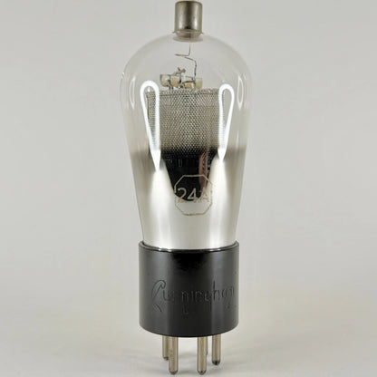 (1) Tested Cunningham Tube Type 24A Tube Code E4 Engrave Base Globe Balloon Tube