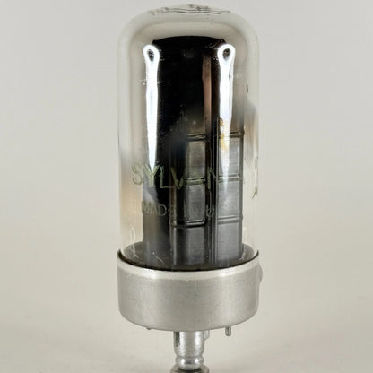 (1) Tested 1951 Sylvania 5AZ4 Tube with Box Code 1-52 Loctal Tube Rectifier (a)
