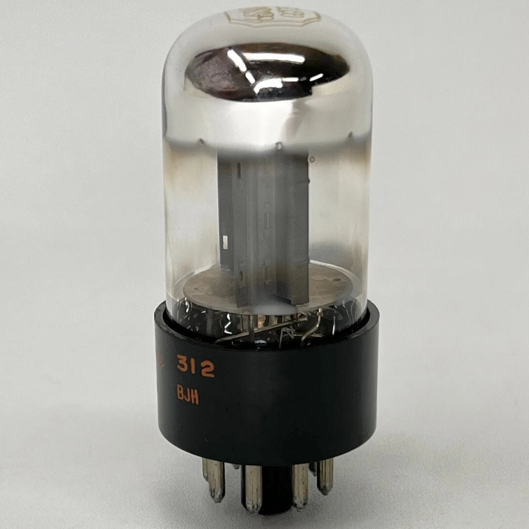 (1) Tested Balanced Silvertone 6SN7GTB Tube Chrome Dome Gray Code BJH 6SN7GT