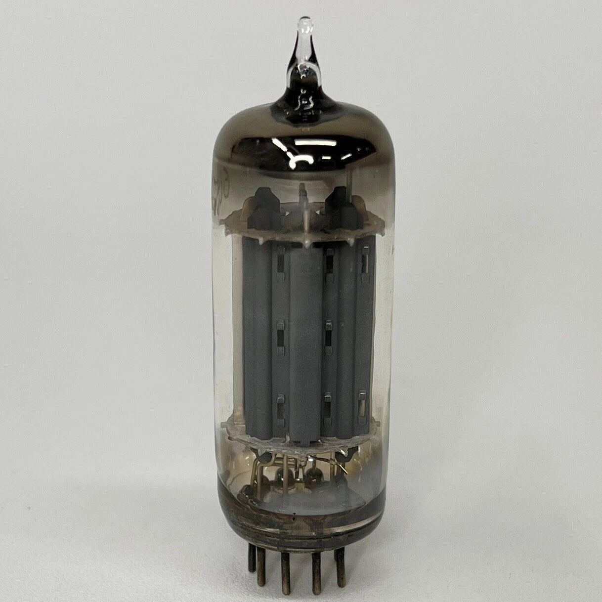 (1) Tested Unbranded 6CG7 Tube Medium-Mu Twin Triode Vintage Vacuum Tube