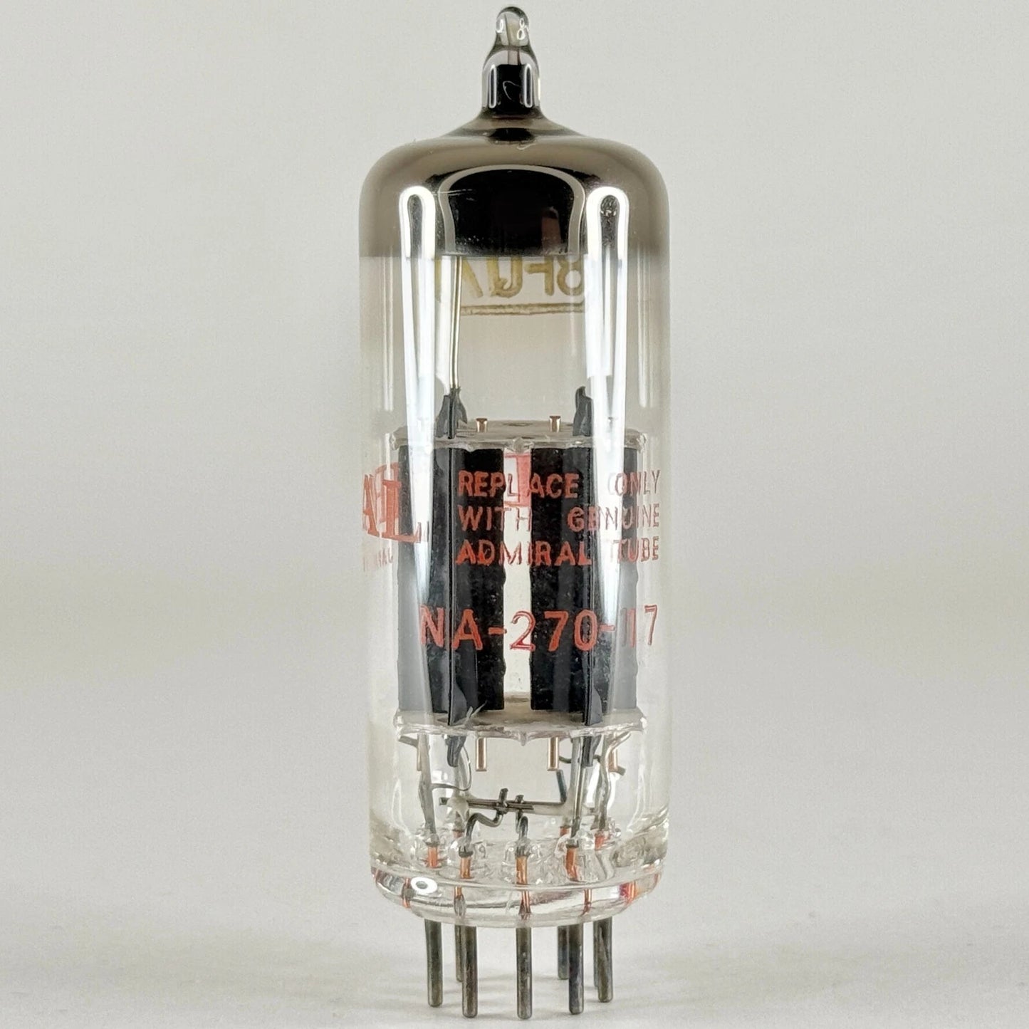 (1) Tested Admiral 8FQ7 Tube Date Code 270-17 Japan Medium Mu Twin Triode Tube