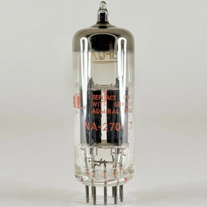 (1) Tested Admiral 8FQ7 Tube Date Code 270-17 Japan Medium Mu Twin Triode Tube