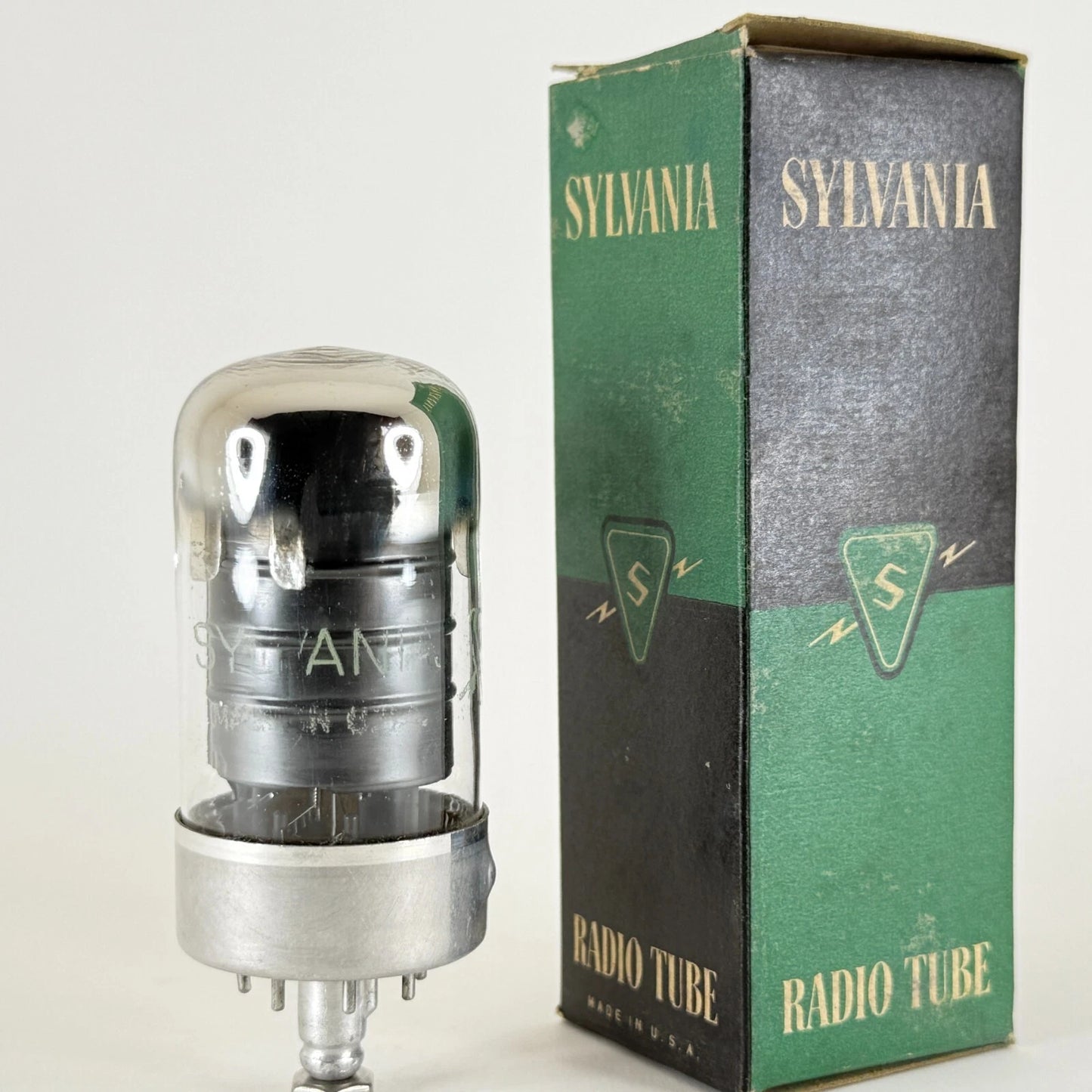 (1) Tested 1952 Sylvania 7H7 Tube with Box Date Code 226 Loctal Tube Loktal Tube
