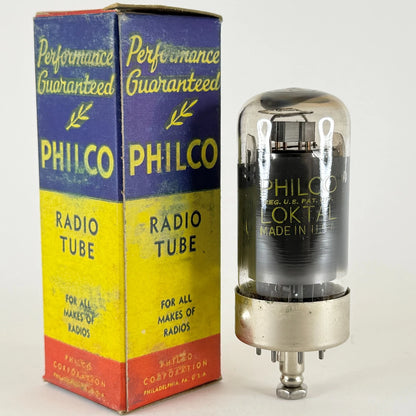 (1) Tested Philco 7AD7 Tube with Box Date Code U3 Power Pentode Loktal Tube