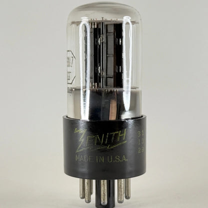 (1) Tested Zenith 6SN7GT Tube Tall Bottle Code 139 Black Plates Sylvania 6SN7 GT