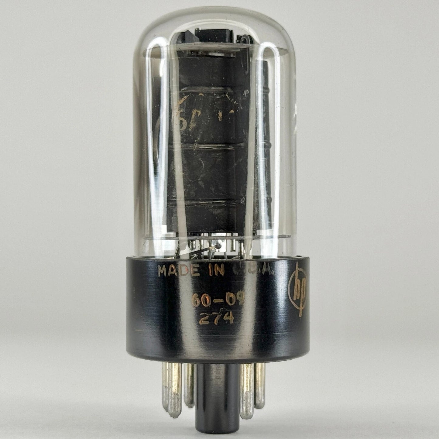 (1) Tested Hewlett Packard 6AU5GT Tube Date Code 60-09 RCA EIA 6AU5 GT Tube