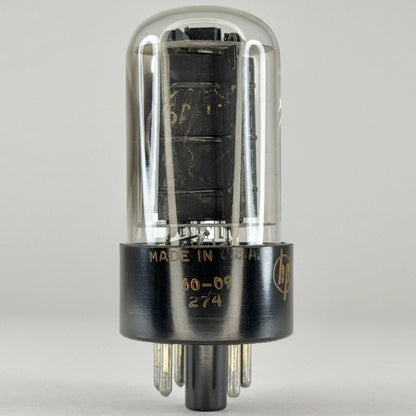 (1) Tested Hewlett Packard 6AU5GT Tube Date Code 60-09 RCA EIA 6AU5 GT Tube