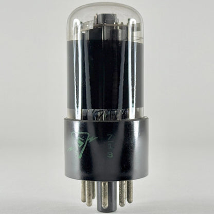 (1) Tested 1957 Sylvania 32L7GT Tube Black Glass Date Code 7-13 32L7 GT Tube (a)
