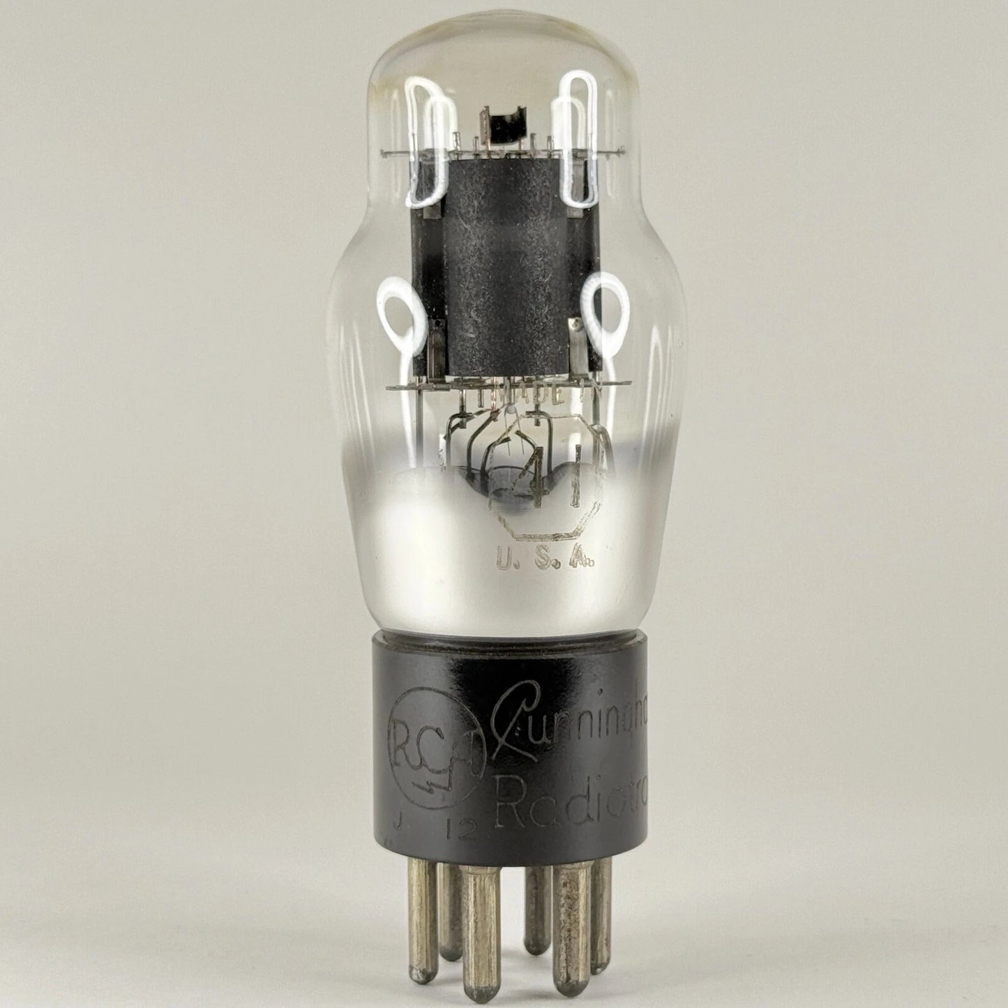 (1) Tested RCA Cunningham Type 41 Tube Engraved Base Date Code J12 Power Pentode