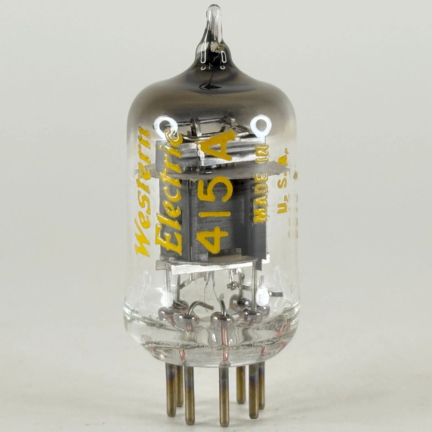 (1) Tested 1966 Western Electric 415A Tube with Box Black Plates Code 6613