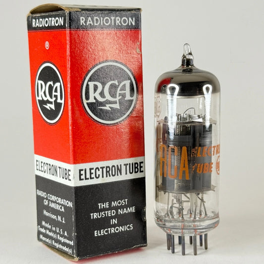 (1) Tested RCA 6JV8 Tube and Box Date Code BZ Triode Pentode Vacuum Tube (b)