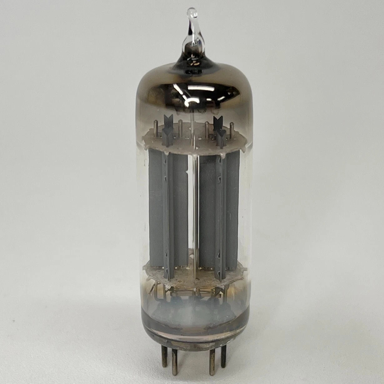 (1) Tested Unbranded 6CG7 Tube Medium-Mu Twin Triode Vintage Vacuum Tube