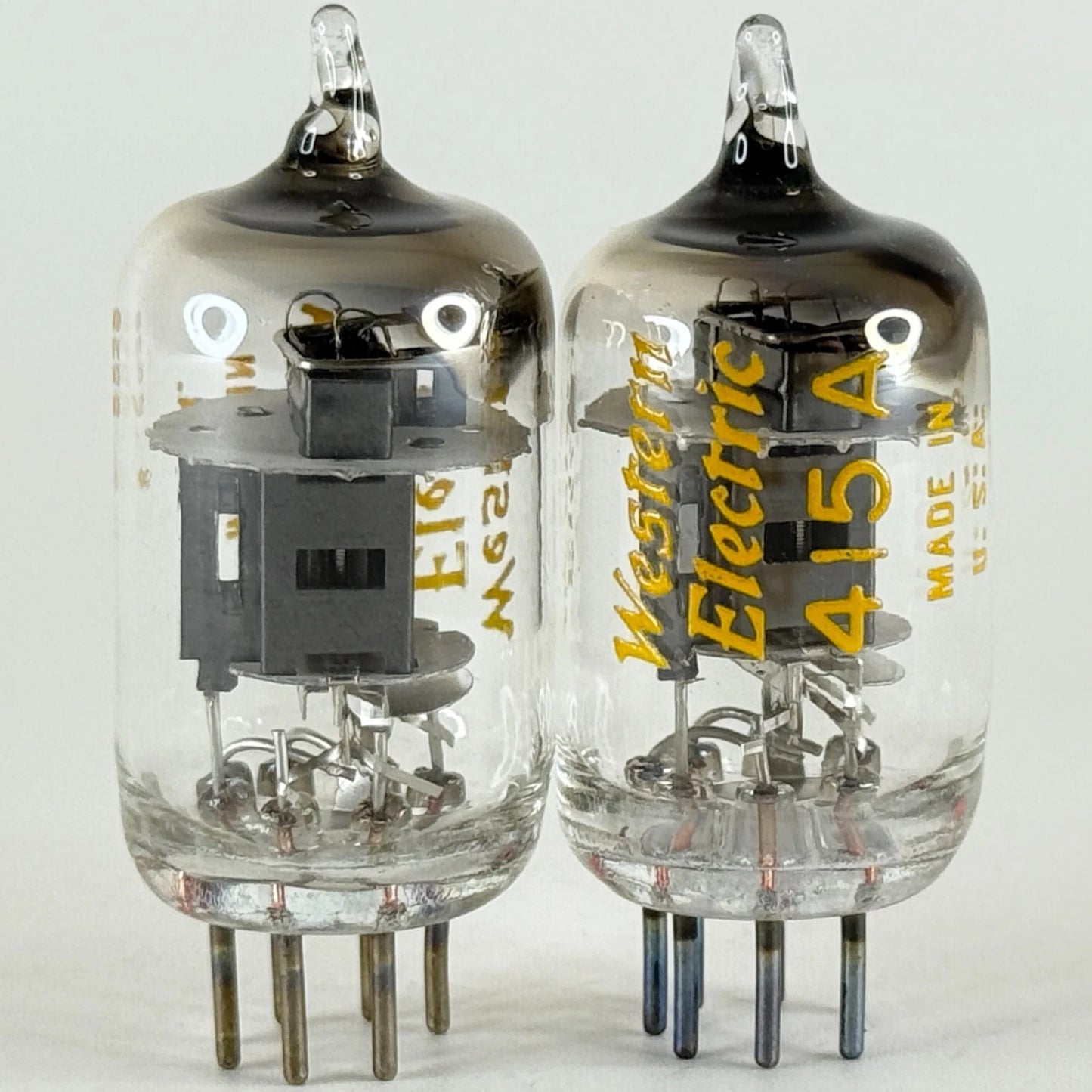 Tested Matched Pair 1965 Western Electric 415A Tubes Codes 6513 and 6526