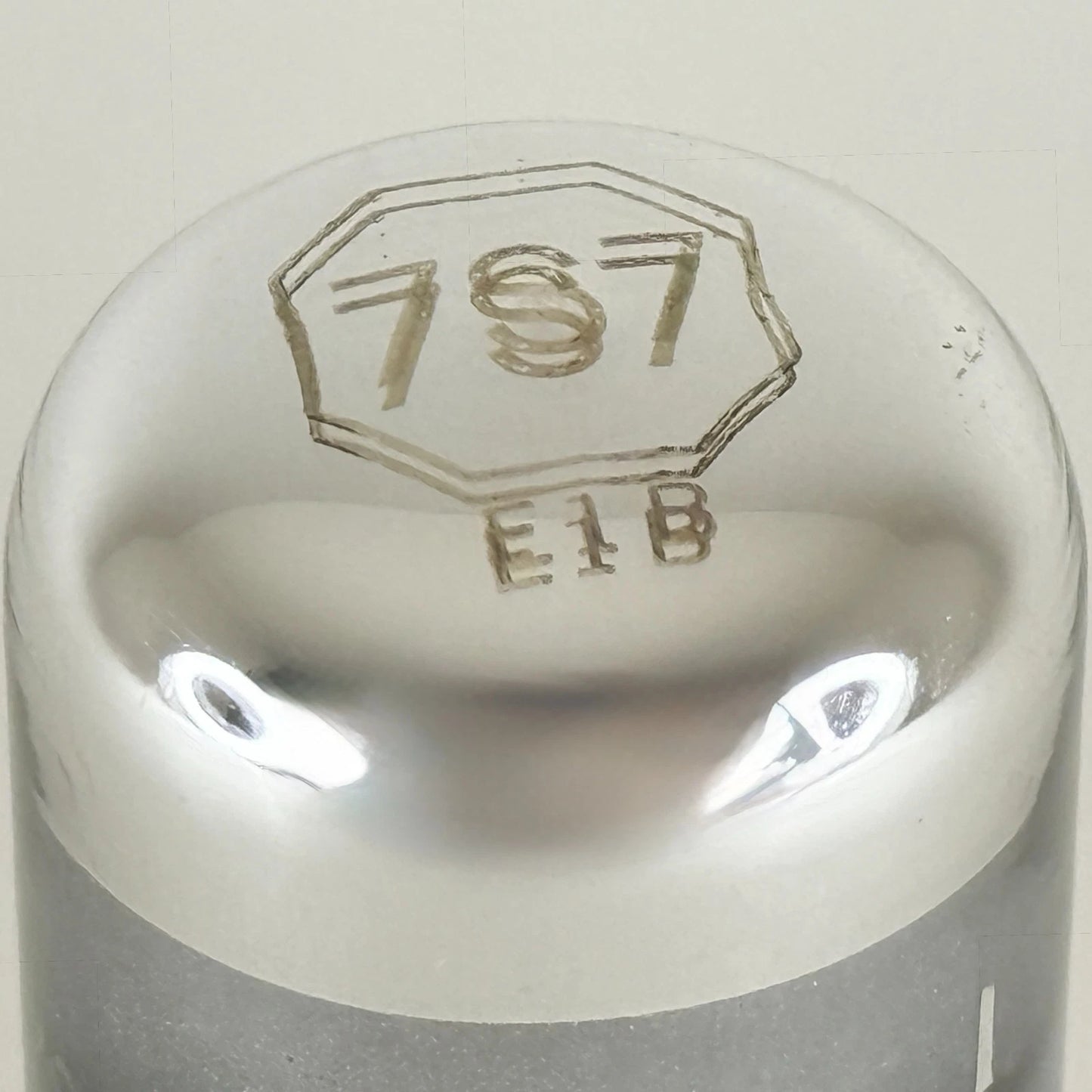 (1) Tested 1951 Sylvania JAN CHS 7S7 Tube and Box Code 126 Loctal Triode Heptode