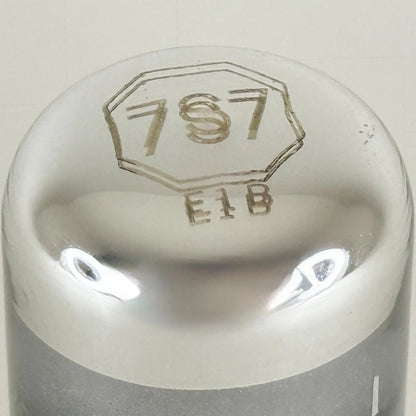 (1) Tested 1951 Sylvania JAN CHS 7S7 Tube and Box Code 126 Loctal Triode Heptode