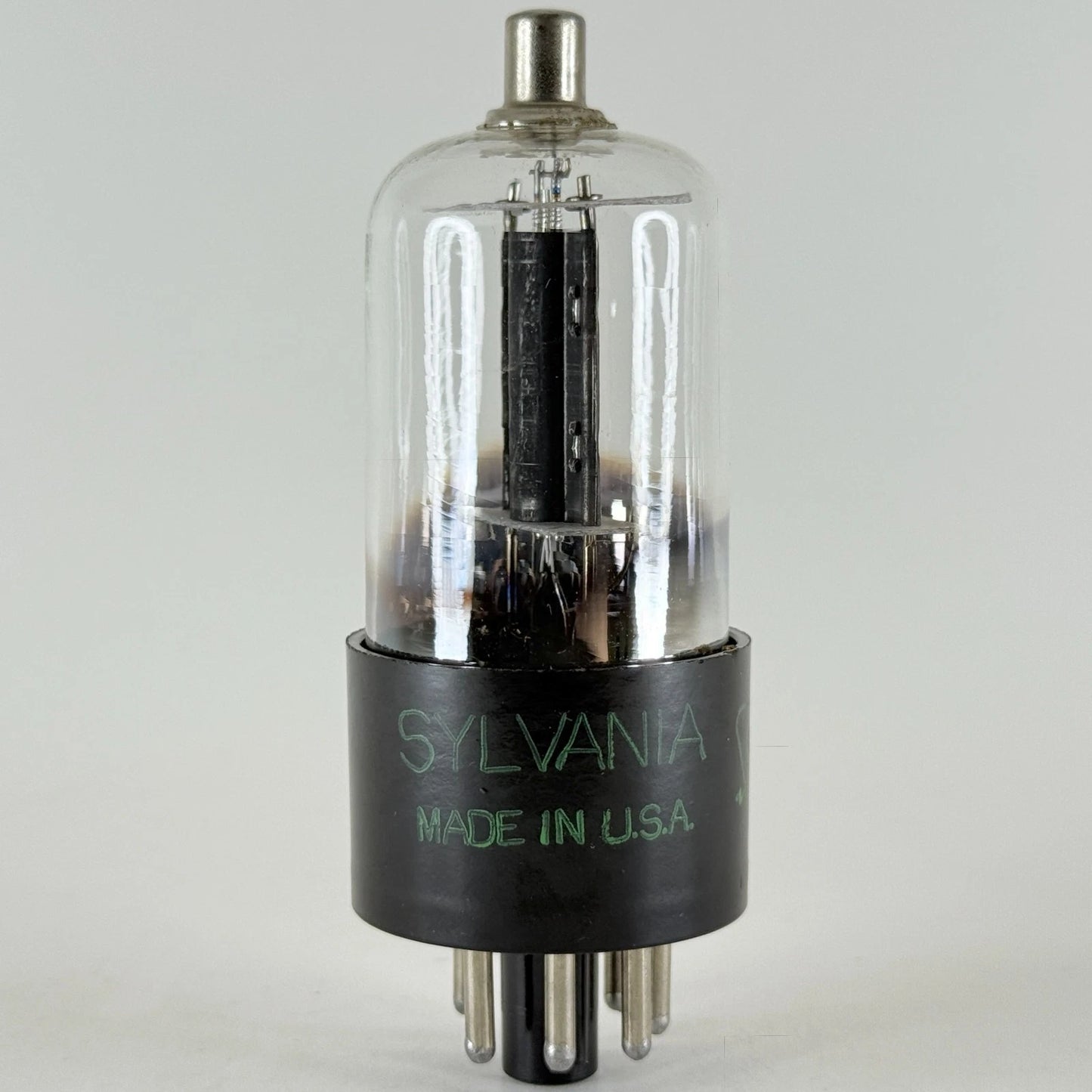 (1) Tested 1950 Sylvania 6K5GT Tube & Box Code 0-52 6K5 GT High Mu Triode Tube