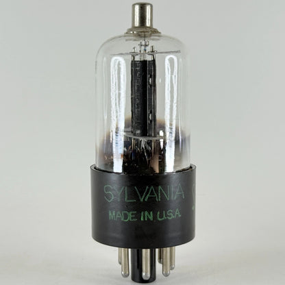 (1) Tested 1950 Sylvania 6K5GT Tube & Box Code 0-52 6K5 GT High Mu Triode Tube