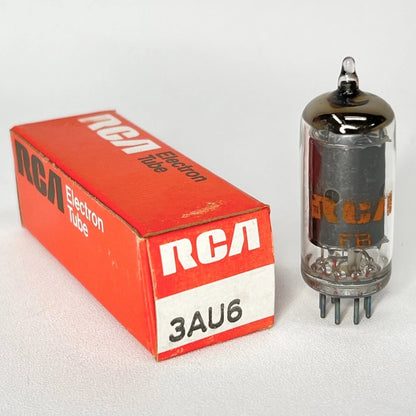 (1) Tested RCA 3AU6 Tube with Box Date Code FB Sharp Cutoff Pentode (a)