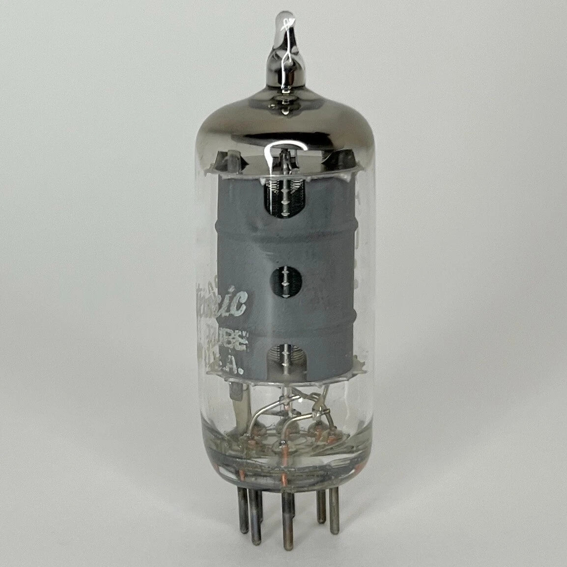(1) Tested GE 6AU6A Tube General Electric 6AU6 A Sharp Cutoff Pentode Tube