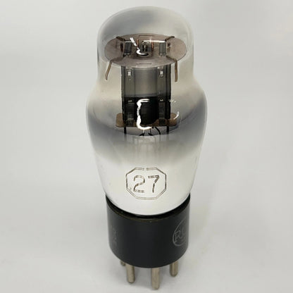 (1) Tested RCA Radiotron Type 27 Tube Date Code T6 Medium Mu Triode Tube