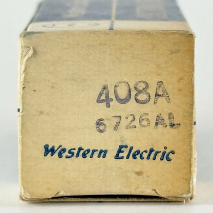 (1) Tested 1967 Western Electric 408A Tube with Original Box Date Code 6726