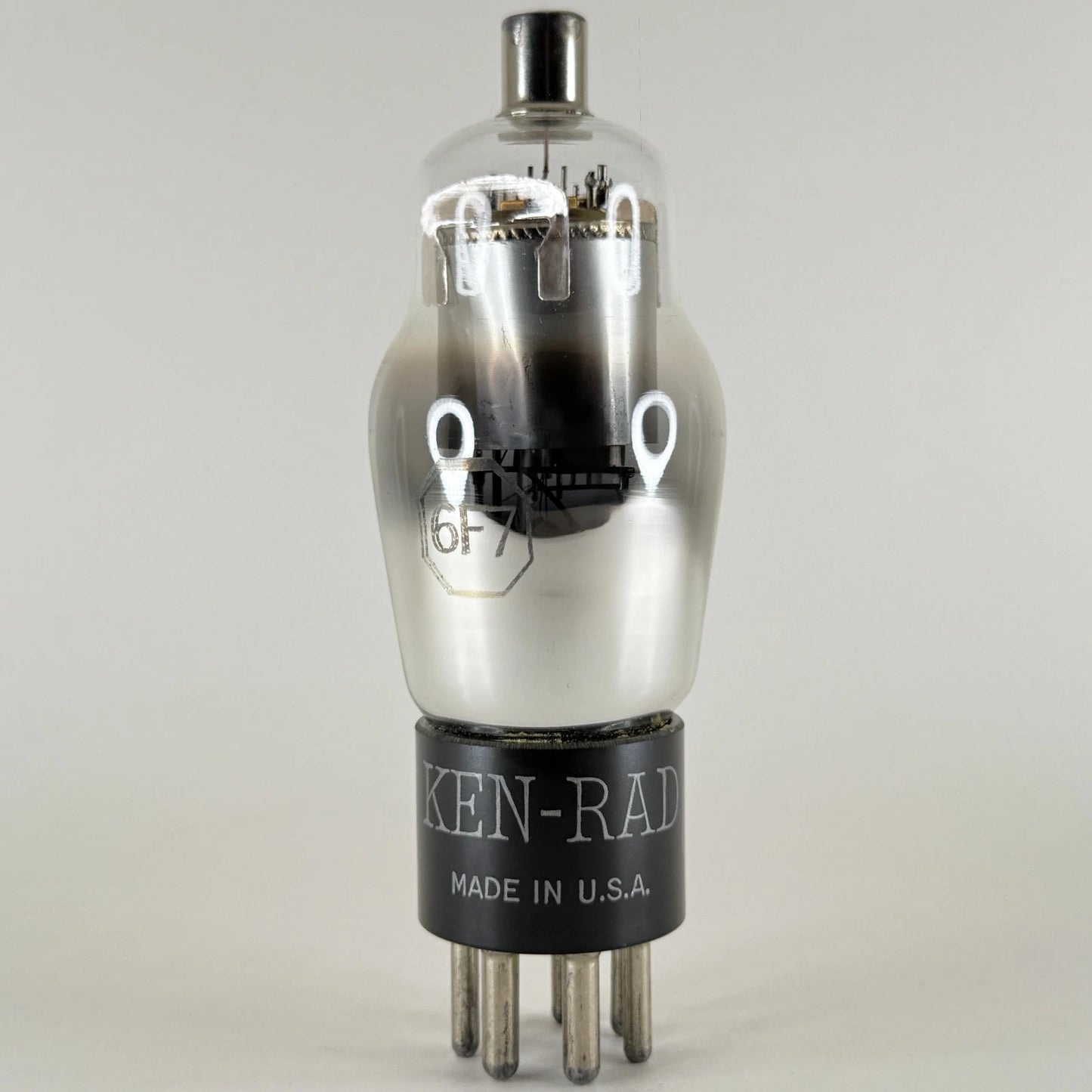 (1) Tested Ken Rad 6F7 Tube VT-70 Tube Date Code Z2 Mil-Spec Triode Pentode Tube