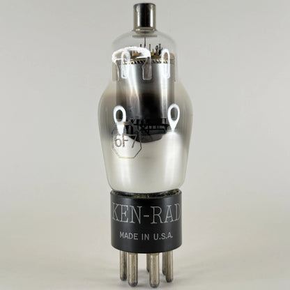 (1) Tested Ken Rad 6F7 Tube VT-70 Tube Date Code Z2 Mil-Spec Triode Pentode Tube