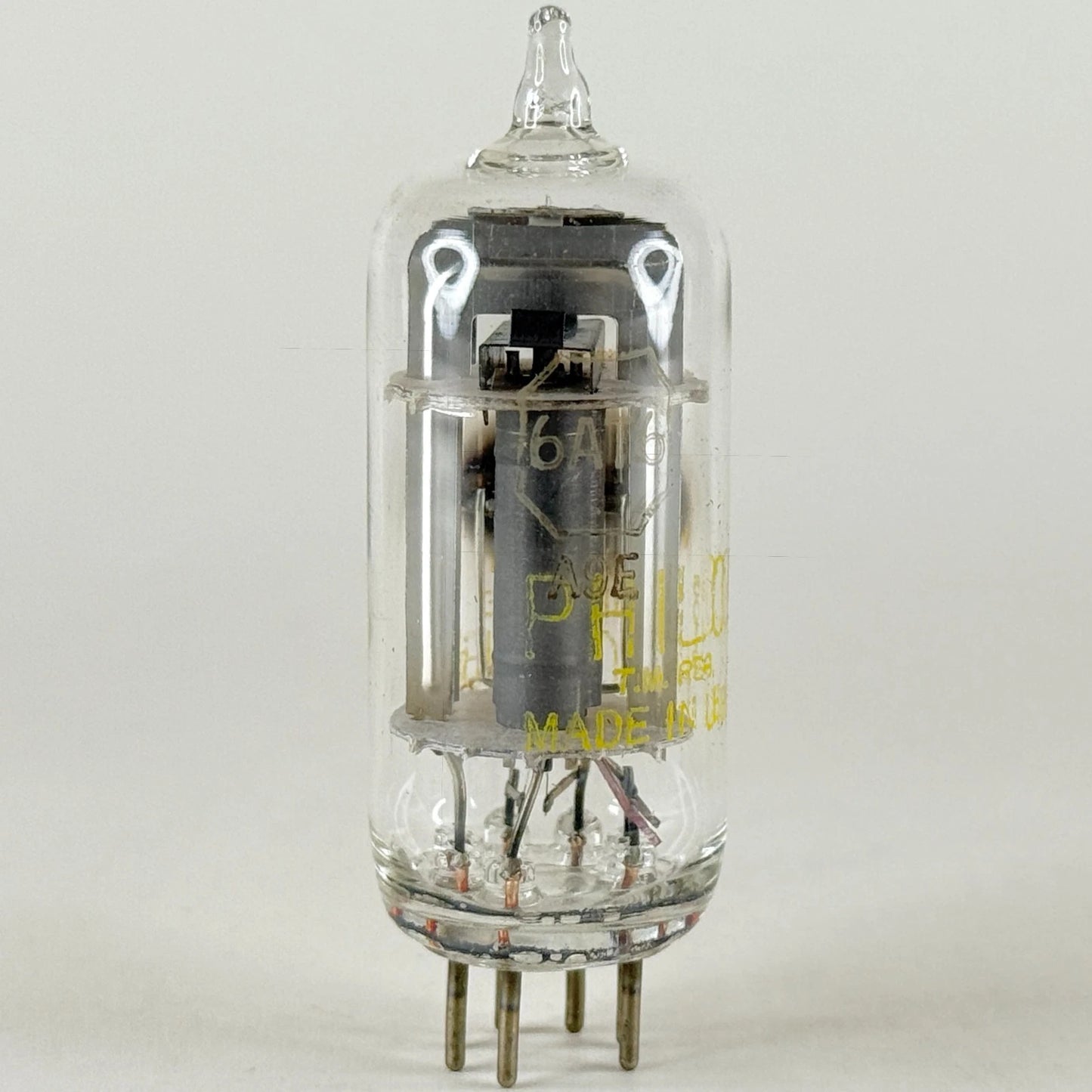 (1) Tested Philco 6AT6 Tube Date Code 50-13 Dual Diode High Mu Triode Tube
