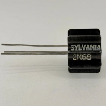 (1) Tested Sylvania 2N68 PNP Germanium Power Transistor with Original Box
