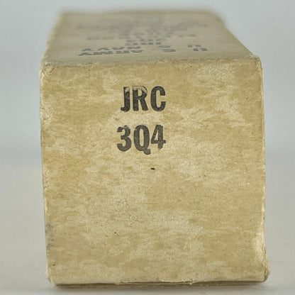 (1) Tested RCA JRC 3Q4 Tube with US Army US Navy Box Date Code 9-43 RCA 3Q4 Tube