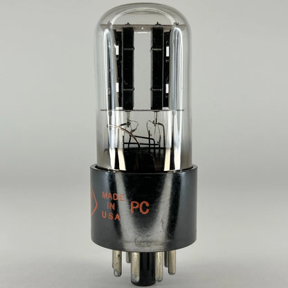(1) Tested CBS 6SN7GTB Tube with Box Tall Bottle Black Plates Code PC 6SN7GT