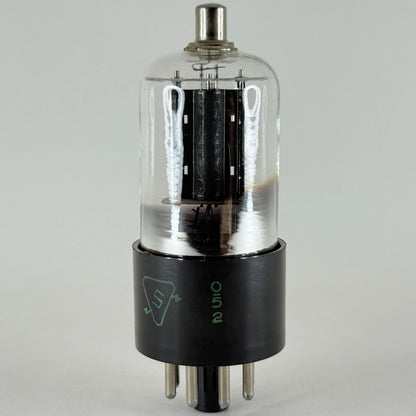 (1) Tested 1950 Sylvania 6K5GT Tube & Box Code 0-52 6K5 GT High Mu Triode Tube