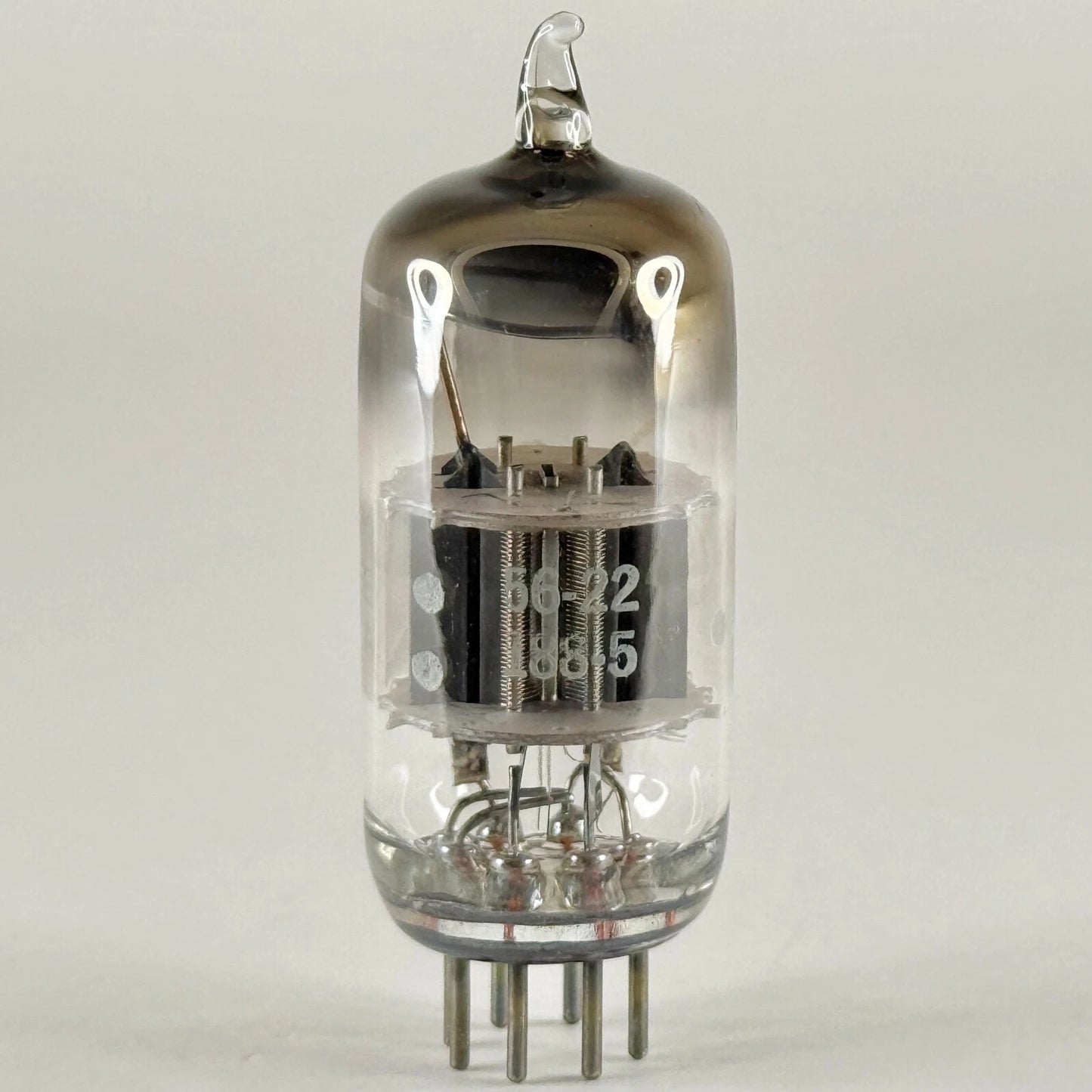 (1) Tested GE 6J6 Tube Date Code 56-22 General Electric Medium Mu Twin Triode