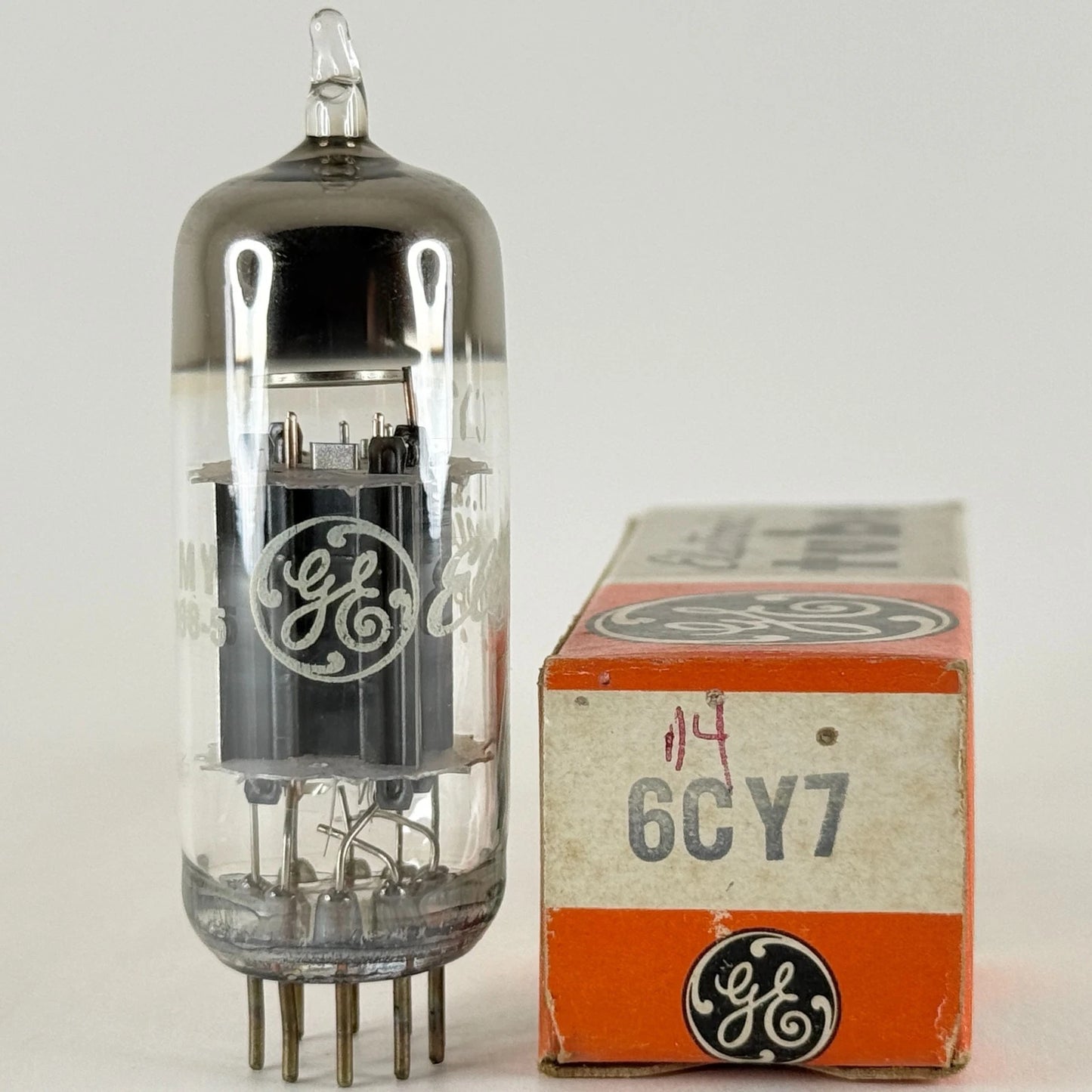 (1) Tested GE 6CY7 Tube with Box Date Code MY General Electric Dual Triode Tube