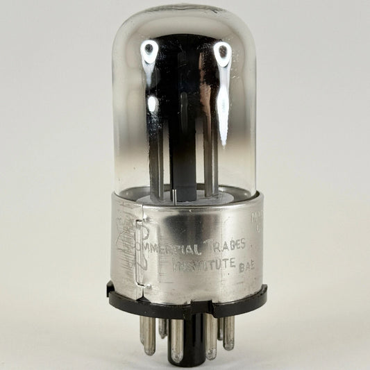 (1) Tested Commercial Trades Institute by Sylvania 6SQ7 GT Diode Triode 6SQ7GT