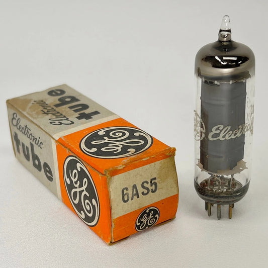 (1) Tested Strong GE 6AS5 Tube with Box Date Code KC General Electric 6AS5 Tube