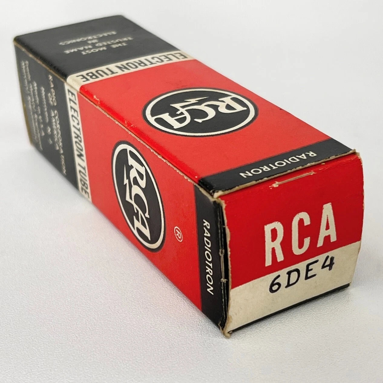 (1) Tested RCA 6DE4 Tube with Box Date Code AL RCA 6DE4 Half Wave Rectifier