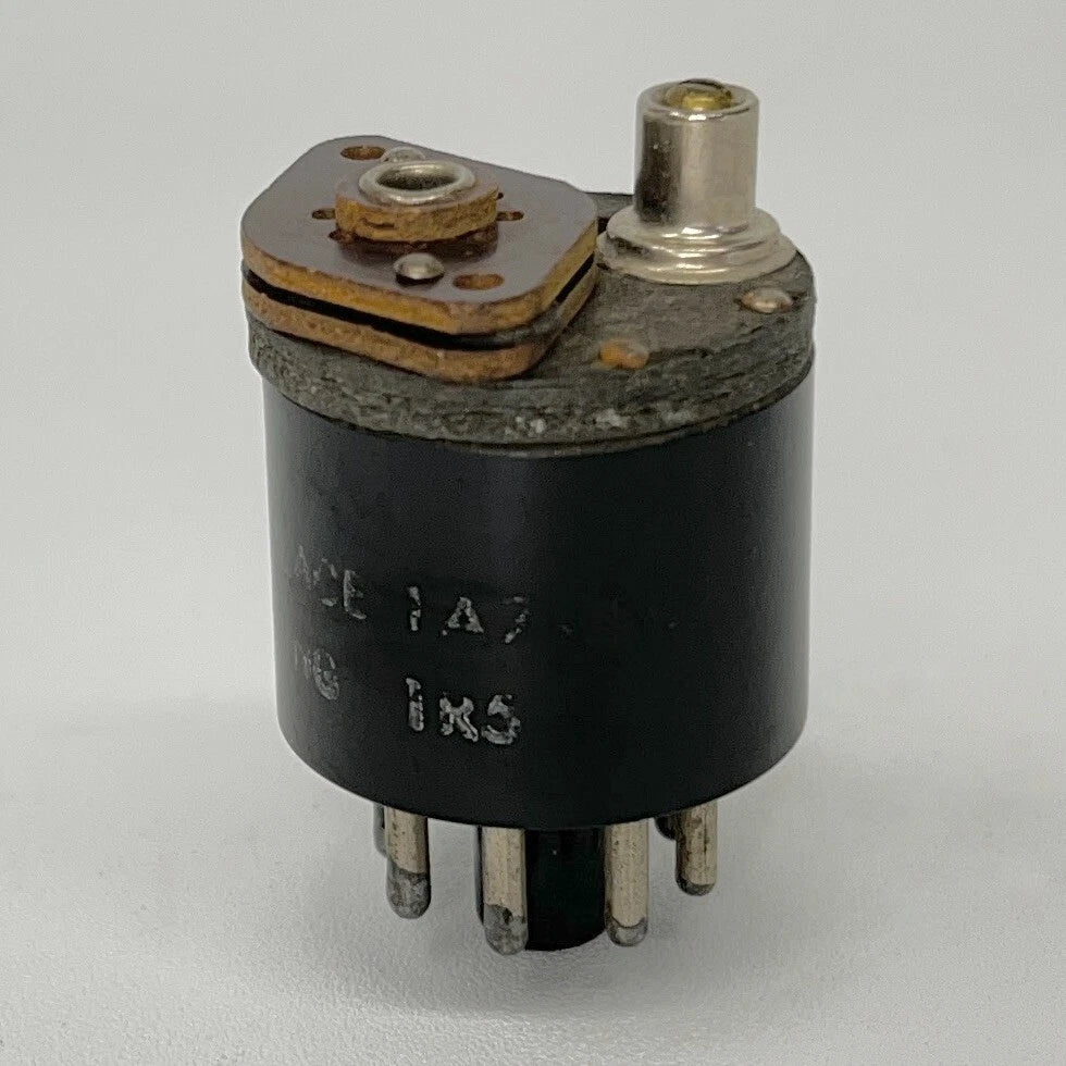 Vintage JFD Sockette No. 64AG Radio Tube Socket Adapter 1A7 Tube to 1R5 Tube